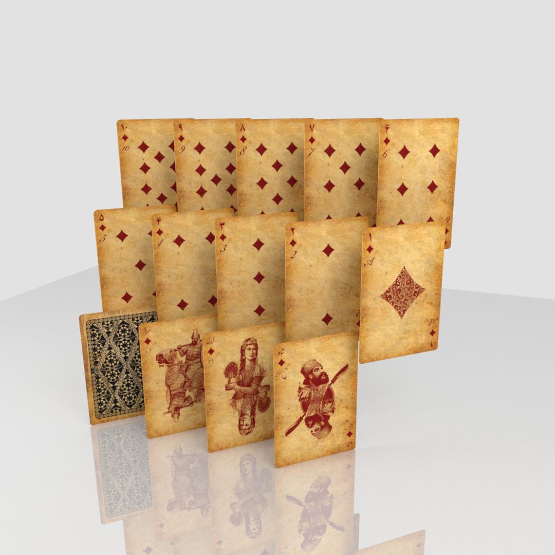 Brick of The Persian Empire Playing Cards: authentic Royal Editions (12 deck of cards)