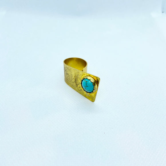 Ring with turquoise