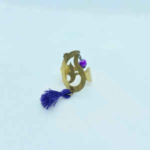 Bote Jegheh Ring wit Tassel ||