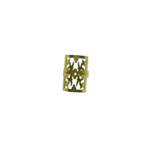 Brass Ring with Eslimi Patterns