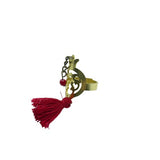 Pomegranate Ring with Tassel lV